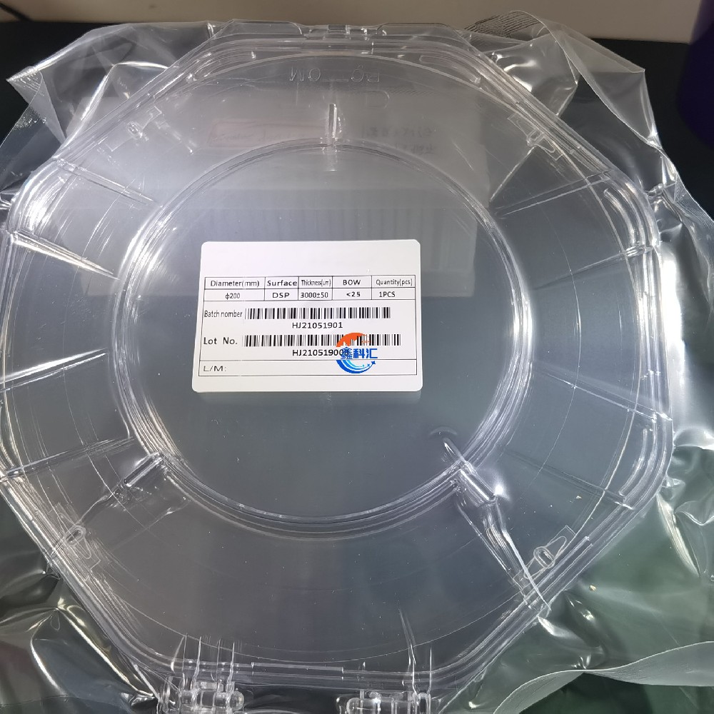 8寸蓝宝石晶圆 衬底载体 直径200mm 厚度500μm Al2O3 C平面